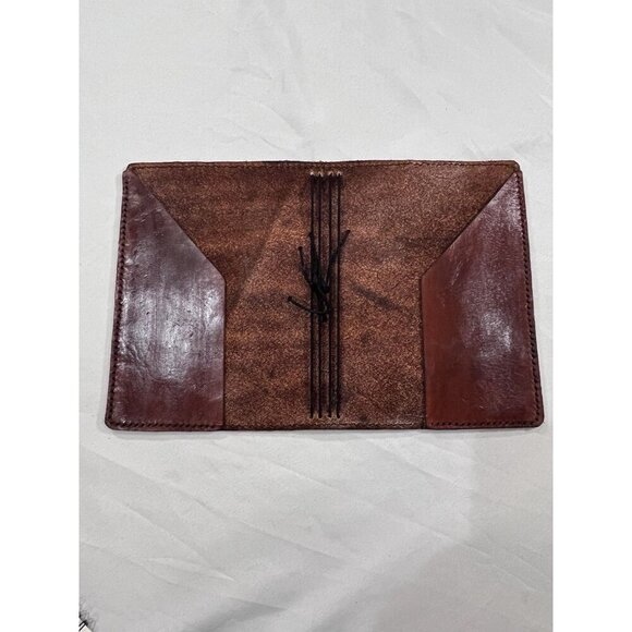 Compass Refillable Leather Journal 6” W x 8.5” T - Picture 4 of 4